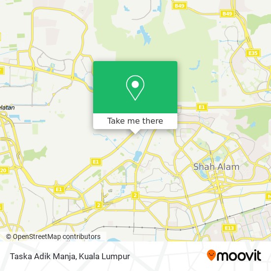 Taska Adik Manja map