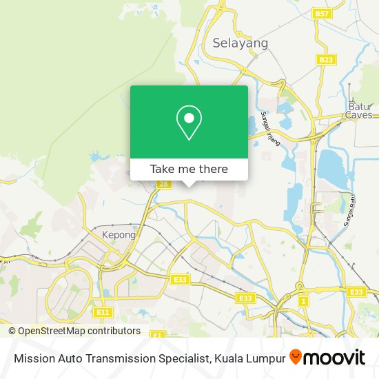 Mission Auto Transmission Specialist map