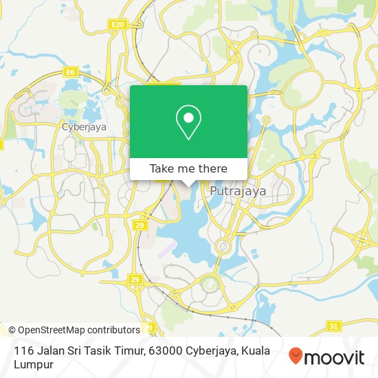 116 Jalan Sri Tasik Timur, 63000 Cyberjaya map