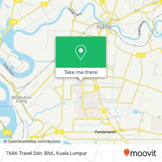 7686 Travel Sdn. Bhd. map