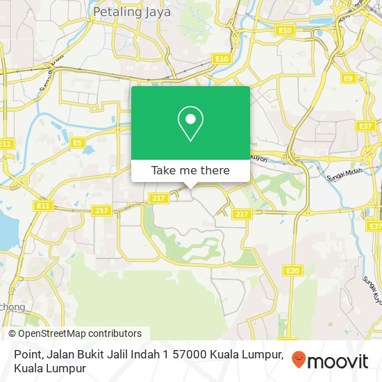 Point, Jalan Bukit Jalil Indah 1 57000 Kuala Lumpur map
