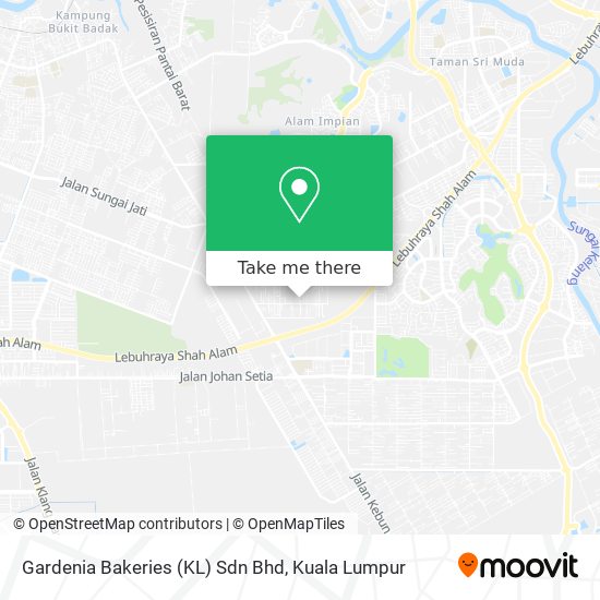 Peta Gardenia Bakeries (KL) Sdn Bhd