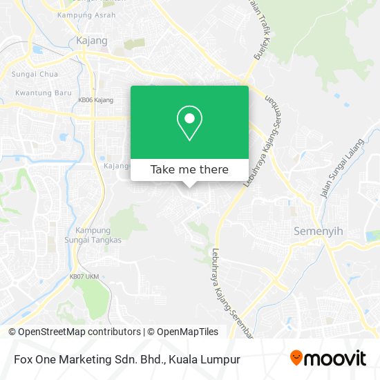 Fox One Marketing Sdn. Bhd. map
