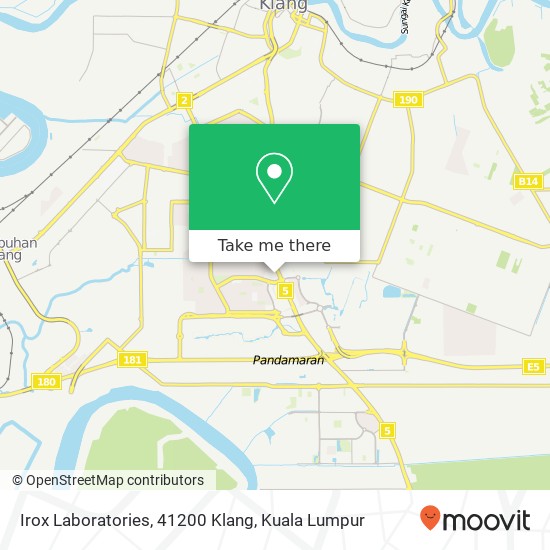 Irox Laboratories, 41200 Klang map