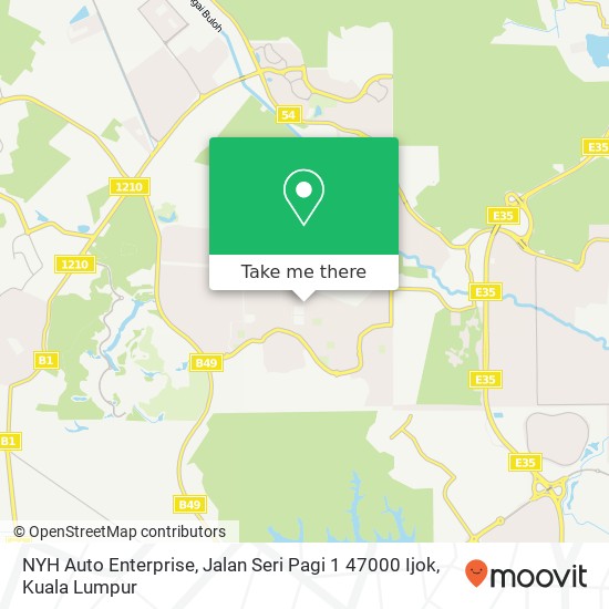 NYH Auto Enterprise, Jalan Seri Pagi 1 47000 Ijok map