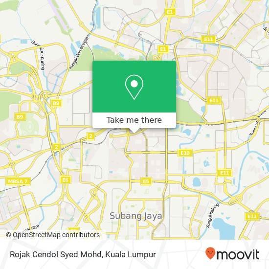 Rojak Cendol Syed Mohd map