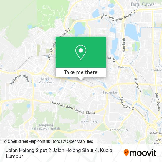 Peta Jalan Helang Siput 2 Jalan Helang Siput 4