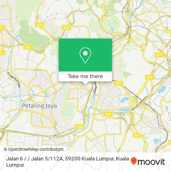 Jalan 6 / / Jalan 5 / 112A, 59200 Kuala Lumpur map