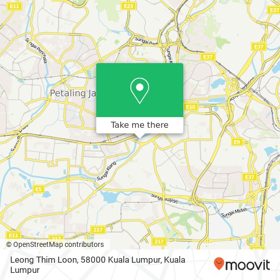 Peta Leong Thim Loon, 58000 Kuala Lumpur