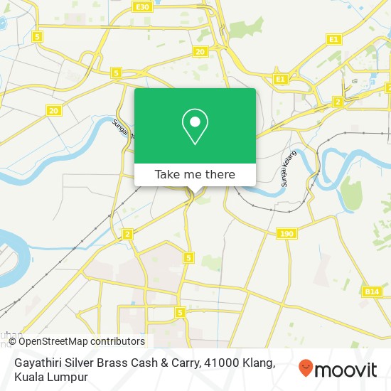 Gayathiri Silver Brass Cash & Carry, 41000 Klang map