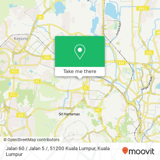 Jalan 60 / Jalan 5 /, 51200 Kuala Lumpur map