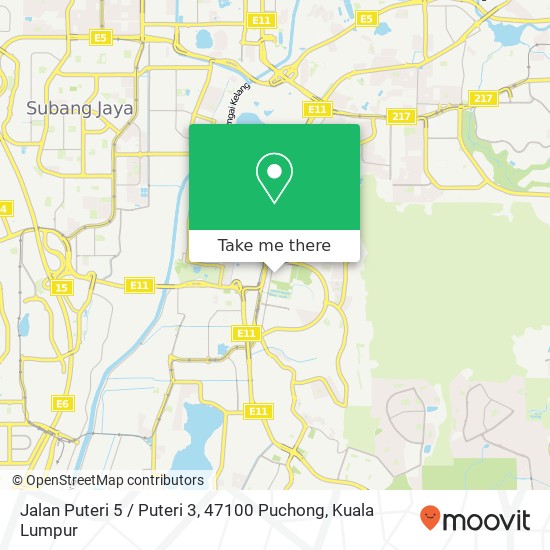 Jalan Puteri 5 / Puteri 3, 47100 Puchong map