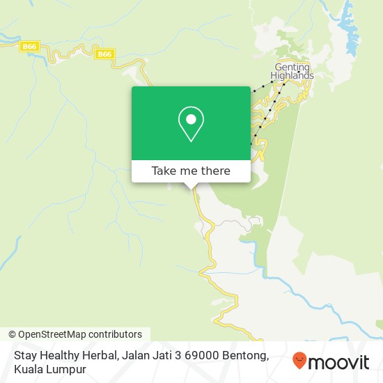 Stay Healthy Herbal, Jalan Jati 3 69000 Bentong map