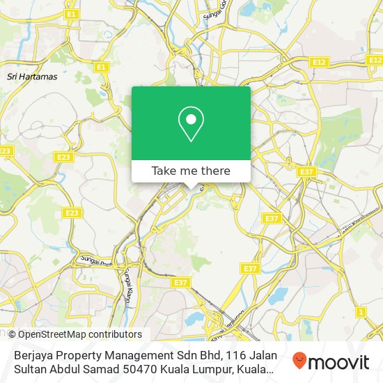 Berjaya Property Management Sdn Bhd, 116 Jalan Sultan Abdul Samad 50470 Kuala Lumpur map