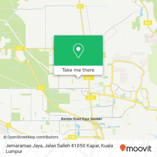 Peta Jemaramas Jaya, Jalan Salleh 41050 Kapar