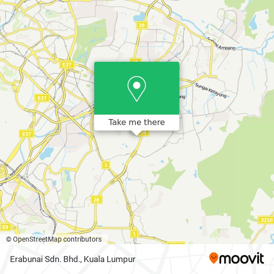 Erabunai Sdn. Bhd. map