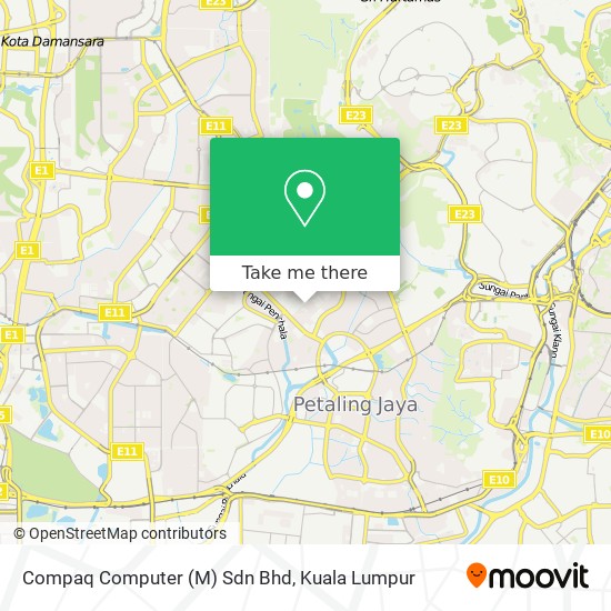 Compaq Computer (M) Sdn Bhd map