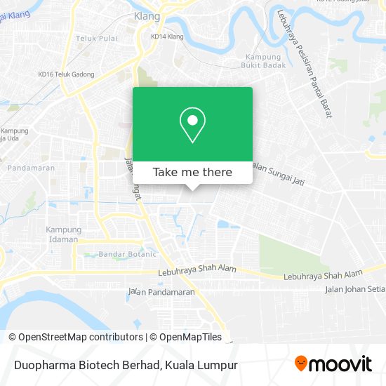 Duopharma Biotech Berhad map