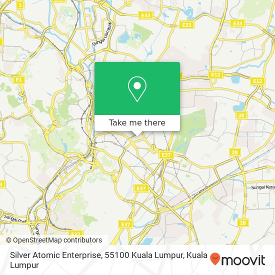 Peta Silver Atomic Enterprise, 55100 Kuala Lumpur