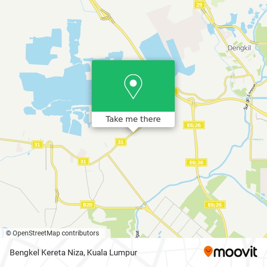 Bengkel Kereta Niza map