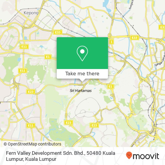 Fern Valley Development Sdn. Bhd., 50480 Kuala Lumpur map