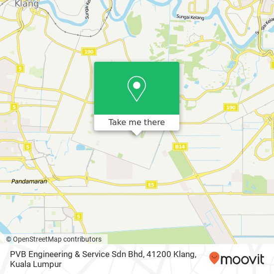 Peta PVB Engineering & Service Sdn Bhd, 41200 Klang