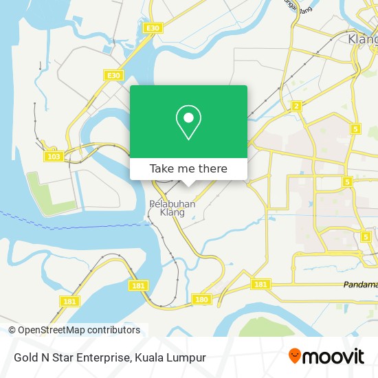 Gold N Star Enterprise map