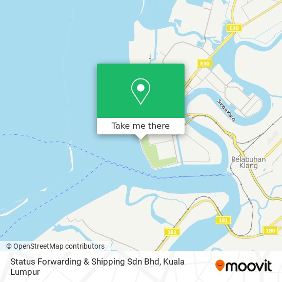 Peta Status Forwarding & Shipping Sdn Bhd