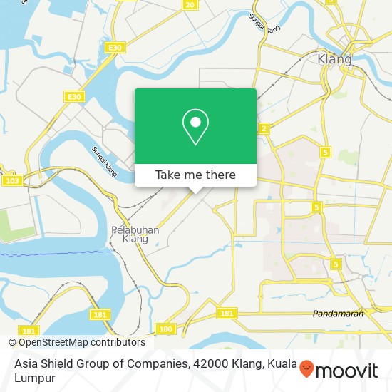 Asia Shield Group of Companies, 42000 Klang map