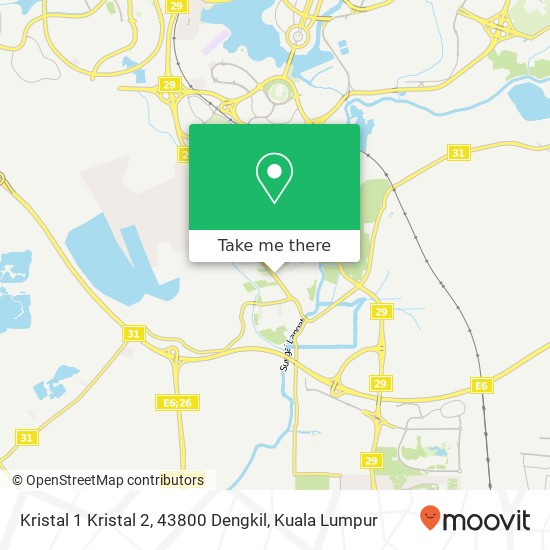 Kristal 1 Kristal 2, 43800 Dengkil map