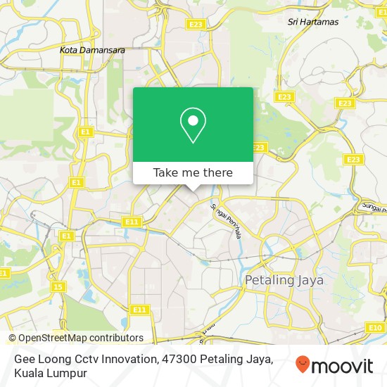 Gee Loong Cctv Innovation, 47300 Petaling Jaya map