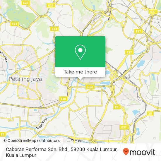 Cabaran Performa Sdn. Bhd., 58200 Kuala Lumpur map