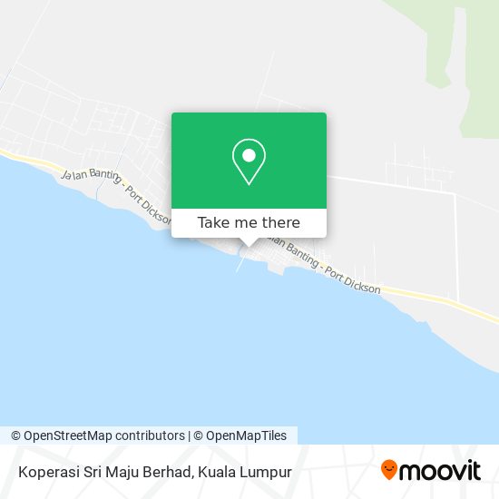 Peta Koperasi Sri Maju Berhad