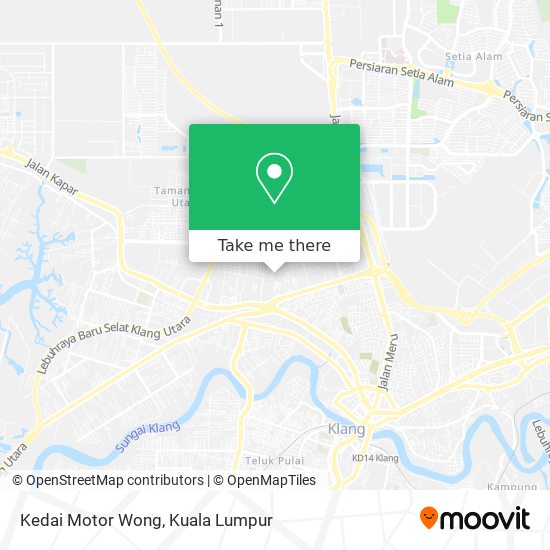 Kedai Motor Wong map