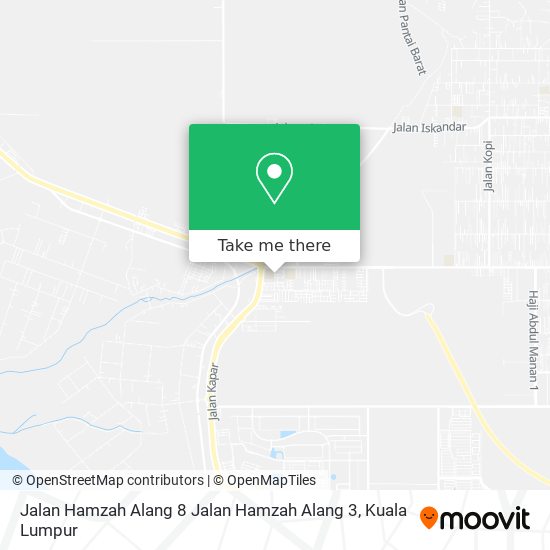 Peta Jalan Hamzah Alang 8 Jalan Hamzah Alang 3