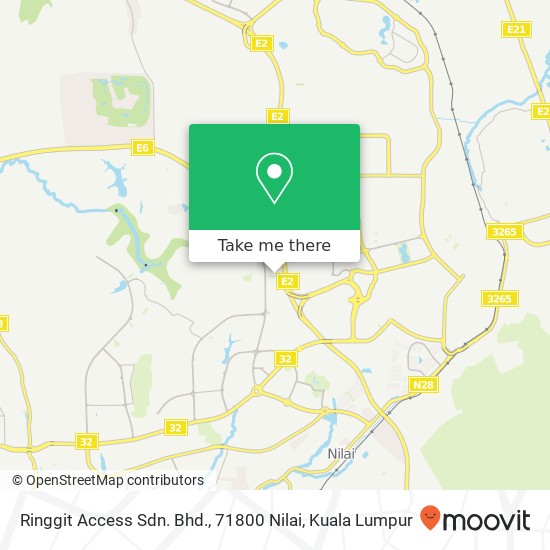 Ringgit Access Sdn. Bhd., 71800 Nilai map