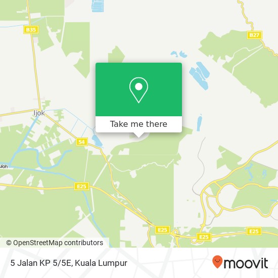 Peta 5 Jalan KP 5 / 5E, 48100 Batu Arang