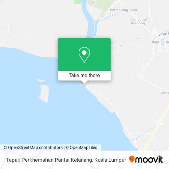 Tapak Perkhemahan Pantai Kelanang map