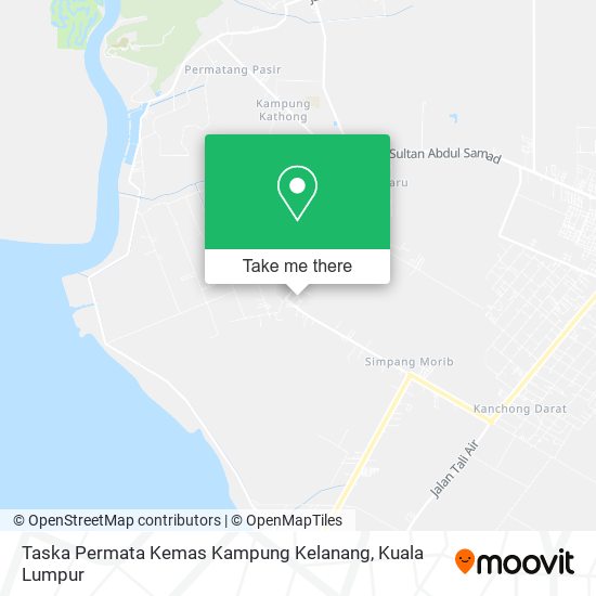 Peta Taska Permata Kemas Kampung Kelanang, 42700 Kelanang