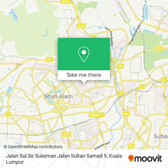 Peta Jalan Sul Sir Suleiman Jalan Sultan Samad 9