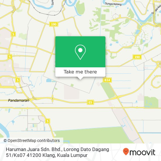 Haruman Juara Sdn. Bhd., Lorong Dato Dagang 51 / Ks07 41200 Klang map