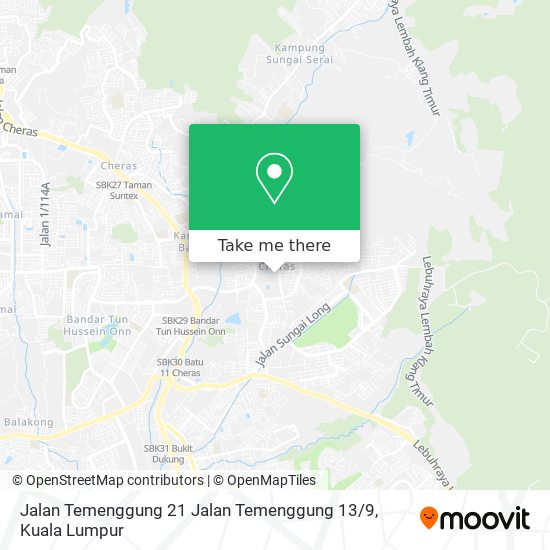 Jalan Temenggung 21 Jalan Temenggung 13 / 9 map