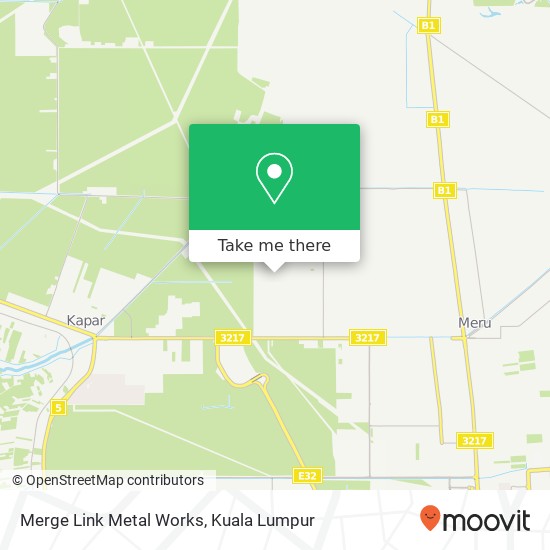 Merge Link Metal Works, Koporat 4B / KU9 42200 Kapar map
