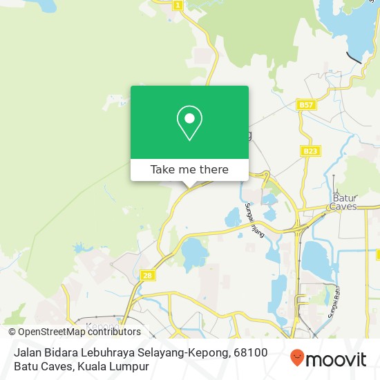 Jalan Bidara Lebuhraya Selayang-Kepong, 68100 Batu Caves map