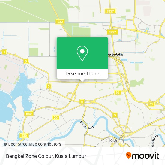 Bengkel Zone Colour map