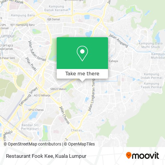 Restaurant Fook Kee map