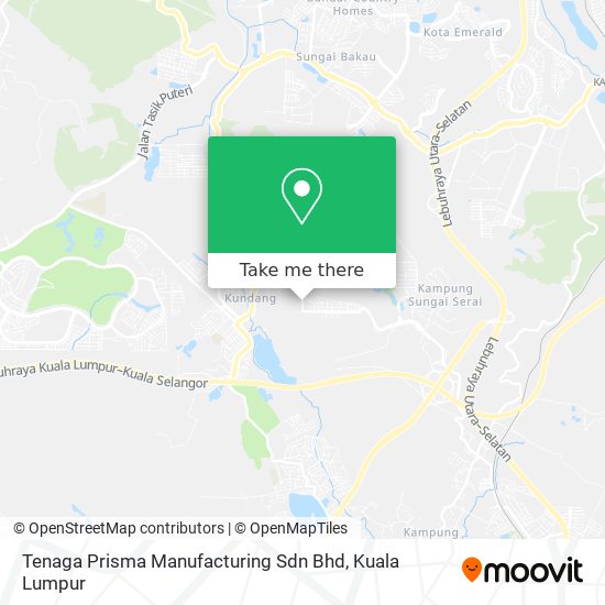 Tenaga Prisma Manufacturing Sdn Bhd map
