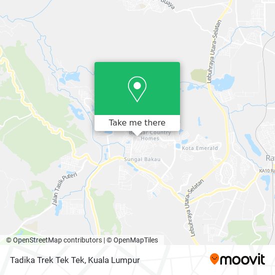 Tadika Trek Tek Tek map