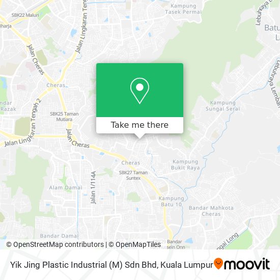 Yik Jing Plastic Industrial (M) Sdn Bhd map
