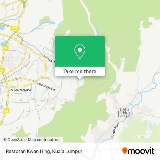 Restoran Kwan Hing map